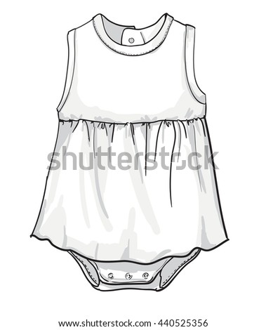 Baby Fashion Baby Clothing Vector Illustration Stock Vector (Royalty ...