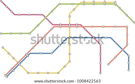 Metro subway map