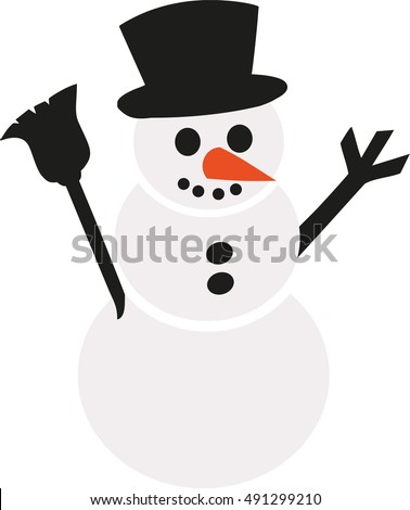 Download Snowman Face Stock Vector 529040809 - Shutterstock