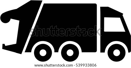 Free Free 320 Silhouette Garbage Truck Svg SVG PNG EPS DXF File