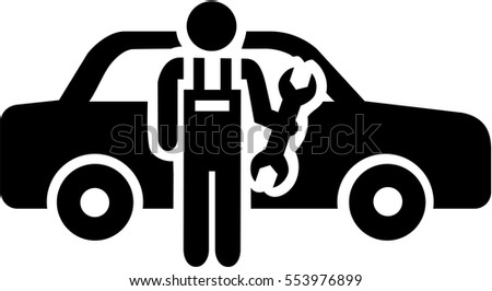 Motor Mechanic Icon Stock Vector 553976899 - Shutterstock