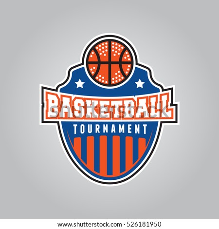 Set Logos Basketball Game Events Vector Stock Vector 526181794 ...