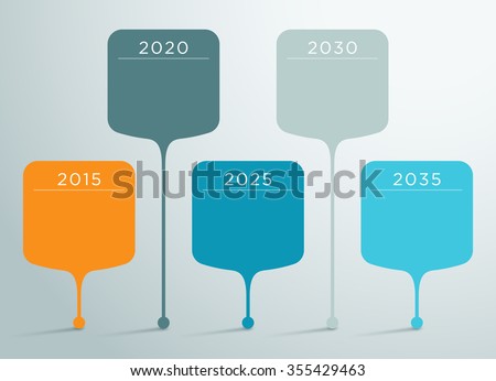 Timeline Vector 3d Infographic 7