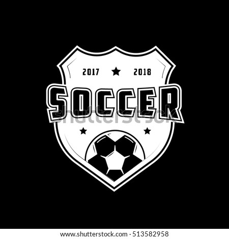 Modern Vector Soccer Winner Gold Shield Stock Vector 277063517 ...