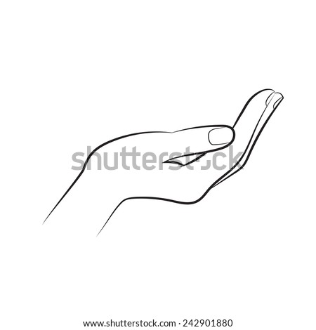 Cupped Hands Vector Stock Photos, Images, & Pictures | Shutterstock