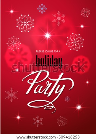 merry christmas party invitation