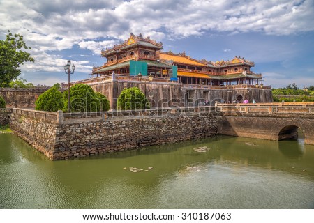 Imperial Royal Palace of Nguyen dynasty in Hue, Vietnam