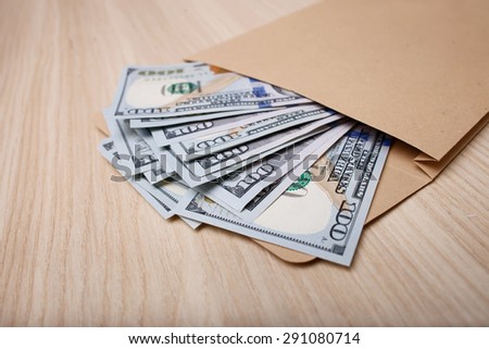 envelope of money