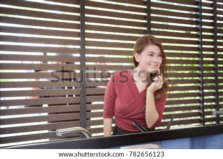 Black hair with blonde tips Stolen Asian Lady Showing All In Bed