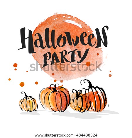 watercolor artistic hand drawn halloween design isolated on white background good for party invitation - Good Halloween Font watercolor artistic hand drawn halloween design isolated on white background good for party invitation - Good Halloween Font