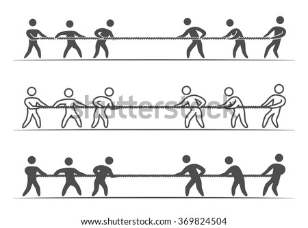 Team Pulling Rope Stock Vectors & Vector Clip Art | Shutterstock