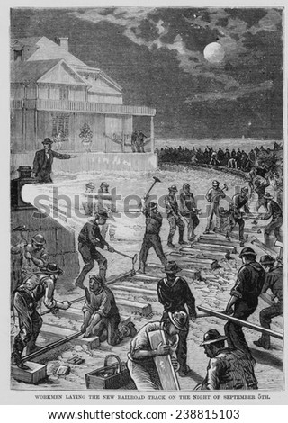 Very british railways track laying by night accept. opinion Speaking, british railways track laying by night can