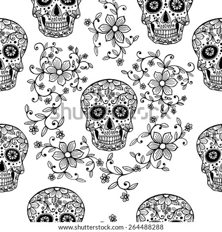 Day Of The Dead Skull Stock Photos, Images, & Pictures | Shutterstock