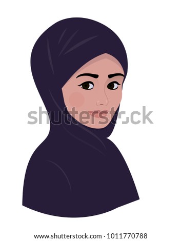 Muslim Head Scarf Stock Vectors, Images & Vector Art | Shutterstock