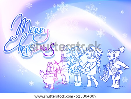 christmas carols background