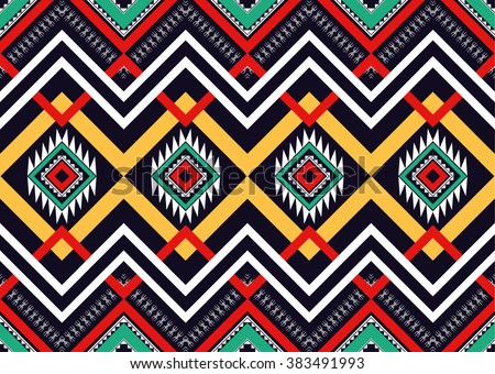 Geometric Ethnic Oriental Seamless Pattern Traditional 