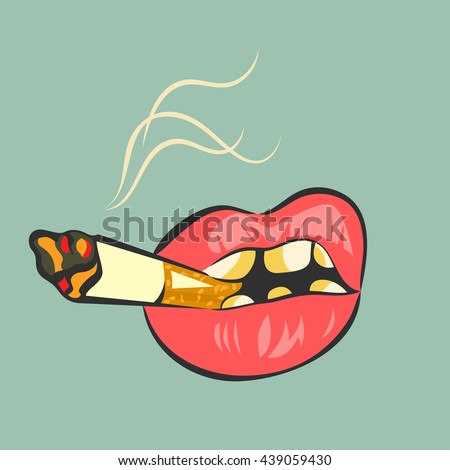 Balloon Sexy Lips Cartoon Vector Illustration Stock Vector 308587412 ...