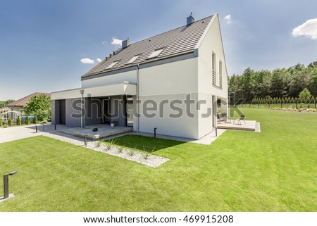Simple Modern House Exterior modern house exterior stock images, royalty-free images & vectors Simple Modern House Exterior modern house exterior stock images, royalty-free images & vectors