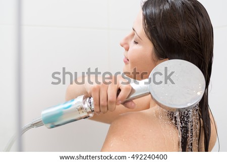 Latina thumbs dicks Takeing a shower naked