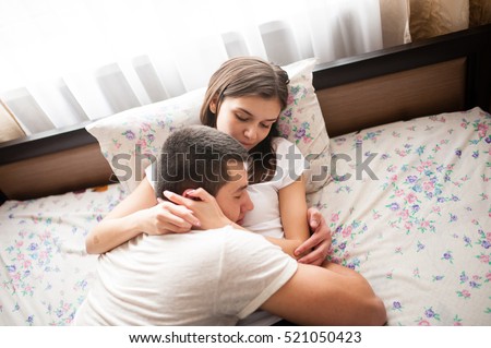 guy and girl cuddling guy and girl cuddling
