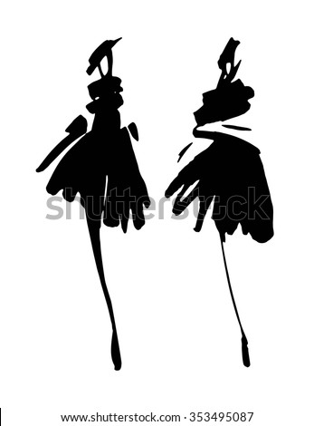 fashion illustration silhouettes couture fashion stock images royalty free images fashion illustration silhouettes couture fashion stock images royalty free images