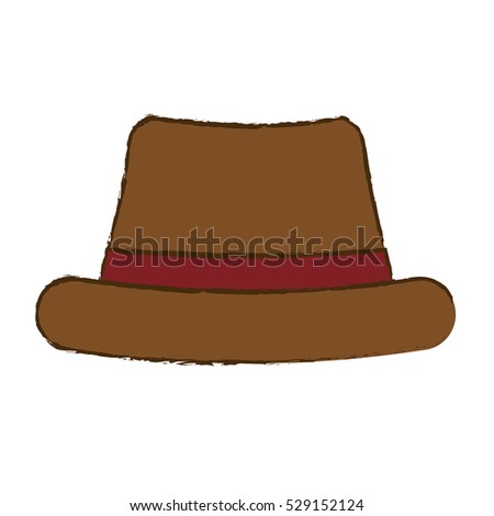 Cowboy Hat Icon Cartoon Style Isolated Stock Vector 557591692