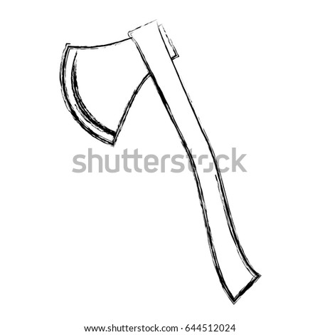 Old Axe Childrens Sketch Stock Vector 117968305 - Shutterstock