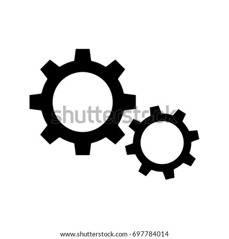 Cogwheel Gear Mechanism Vector Settings Vector Stock Vector 226269949