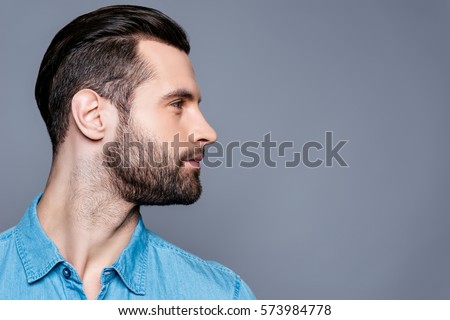 Man Face Side View Stock Images, Royalty-Free Images 