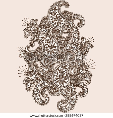 Henna Paisley Stock Images Royalty Free Images Amp Vectors