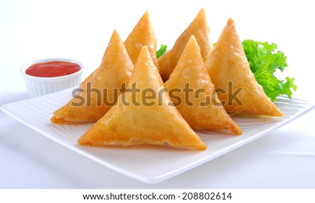 Samosa-8 - stock photo