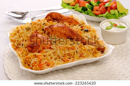 Dehli Biryani-8 - stock photo