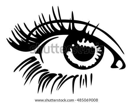 https://thumb1.shutterstock.com/display_pic_with_logo/2801599/485069008/stock-vector-beautiful-woman-eye-vector-illustration-ink-drawing-black-and-white-485069008.jpg