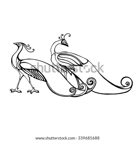 Vector Illustraition Bird Design Set Made Stock Vector 26378320 ...