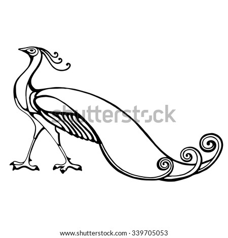 Peacock Silhouette Stock Images, Royalty-Free Images & Vectors ...