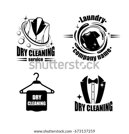 vector shirt wash t Cleaning Dry Set Jacket Logo Tshirt 673137259 Vector Stock