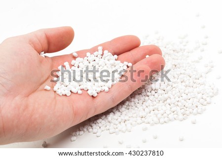 white polymer resin