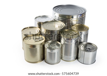 Download Metal Cans On White Background Stock Photo (Royalty Free ... Yellowimages Mockups
