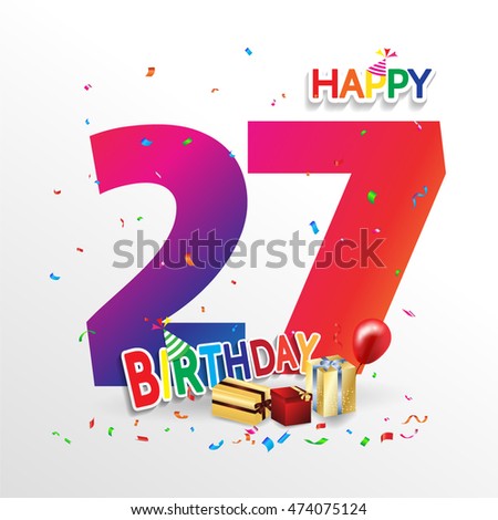 27 Birthday Stock Photos, Royalty-Free Images & Vectors - Shutterstock