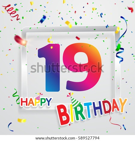 19th Birthday Stock Photos, Royalty-Free Images & Vectors - Shutterstock