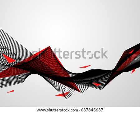 Abstract red black background