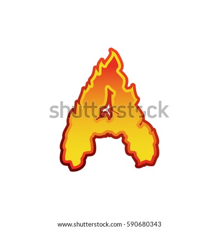 letter fire flames font lettering tattoo stock vector 590680343 letter fire flames font lettering tattoo stock vector 590680343