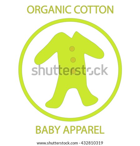 Vector Baby Apparel Logo Green Color Stock Vector Hd Royalty Free