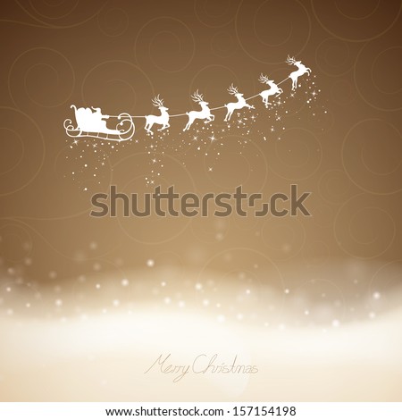Vector Illustration of an Elegant Christmas Background