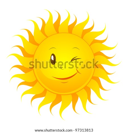 Half Snowflake Half Sun Stock Vector 143165584 - Shutterstock