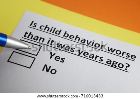 is childrens behavior better or worse than it was years ago? essay Children's behaviour at school deteriorating, say teachers this article is over 7 years old with gangs of girls in school who are getting worse than the. is childrens behavior better or worse than it was years ago? essay Children's behaviour at school deteriorating, say teachers this article is over 7 years old with gangs of girls in school who are getting worse than the.