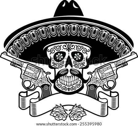 Stock Images similar to ID 60452728 - mexican bandit with gun in...