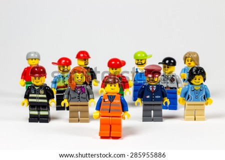 Barcelona Spain 08 June 2015 Group Legos Stock Photo (Edit Now ...