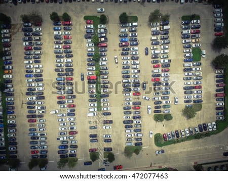 stock-photo-aerial-view-full-cars-at-lar