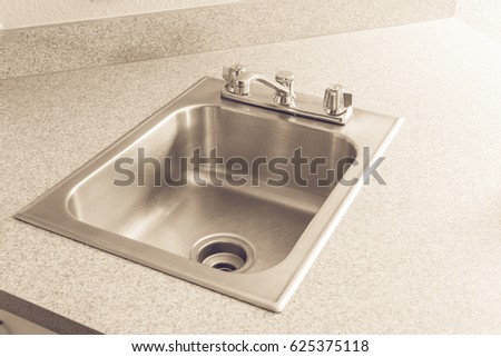 stainless steel kitchen sink and faucet on a yellow granite worktop decoration water tap and - American Kitchen Sink stainless steel kitchen sink and faucet on a yellow granite worktop decoration water tap and - American Kitchen Sink